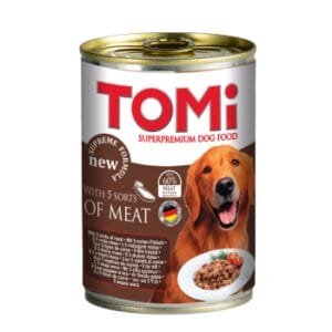 TOMI שימורים לכלבים 400 גרם בטעם מיקס