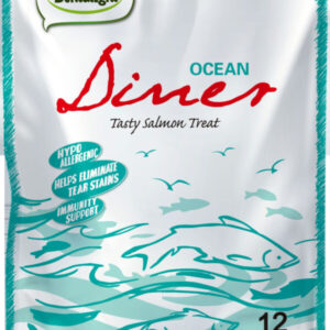 Ocean Diner - חטיף היפואלרגני בטעם סלמון (צורת דג) 108 גרם