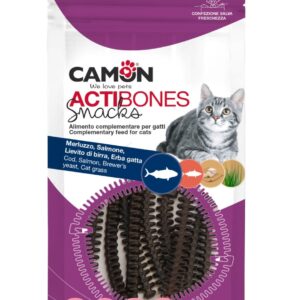 Camon חטיף דנטלי + משחק לחתולים דגים 45 גרם