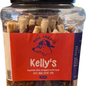 kelly's - קופסא 400 גרם מקל לעיסה עטוף ברווז