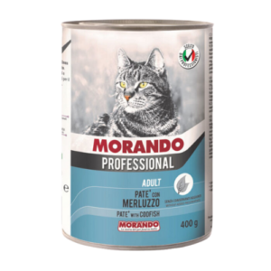 MORANDO מזון מלא במרקם פטה לחתולים 400 גרם בטעם בקלה
