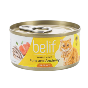 belif - מעדן בטעם טונה ואנשובי ברוטב 80 גרם