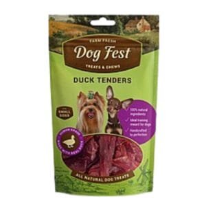 Dog Fest - חתיכות פילה ברווז לכלבים קטנים 55 גרם