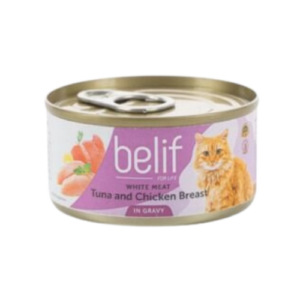 belif - מעדן בטעם עוף וטונה ברוטב 80 גרם