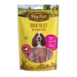 Dog Fest - מקל לעיסה עטוף פילה ברווז 90 גרם