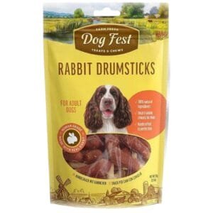 Dog Fest - חטיפי פולקע בטעם ארנב Rabbit drumsticks