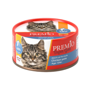 פרמיו מעדן עוף במרקם פטה לחתול בוגר 170 גרם
