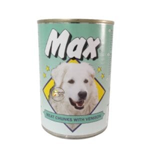 MAX שימורים לכלב בשר ציד חתיכות 410 גרם