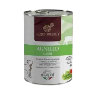 אקוליברייה שימורים לכלבים 400 גרם בטעם כבש