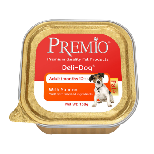 פרמיו פטה סלמון לכלב 150 גרם