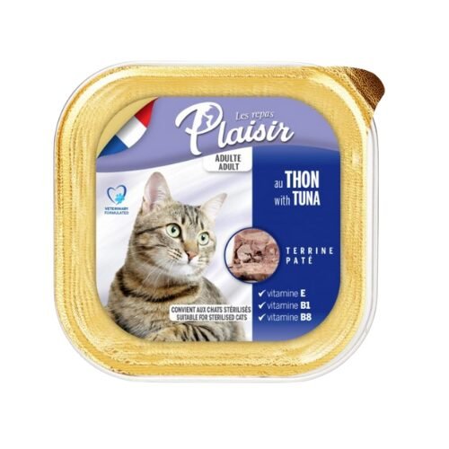 Plaisir - מעדן לחתול בטעם טונה 100 גרם