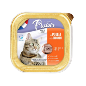 Plaisir - מעדן לחתול בטעם בטעם עוף 100 גרם
