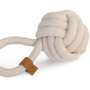 Camon כדור חבל לבן עם ידית