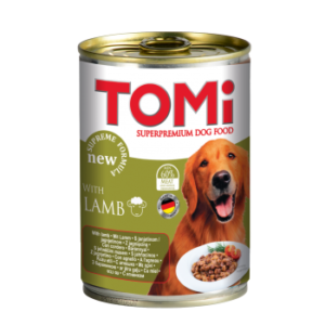 TOMI שימורים לכלבים 400 גרם בטעם כבש