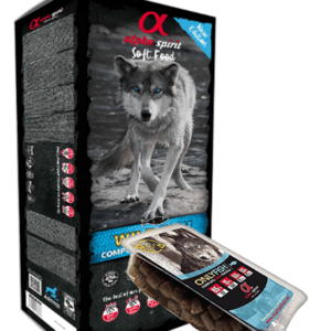 אלפא ספיריט Alpha Spirit מזון לח לכלב דגי בר 200 גרם