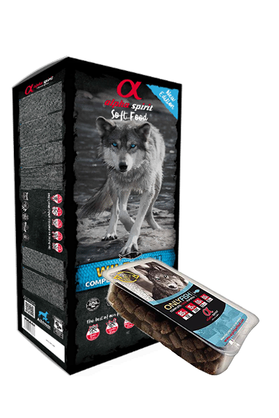 אלפא ספיריט Alpha Spirit מזון לח לכלב דגי בר 200 גרם