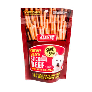 SLEEKY חטיף מקלות בטעם בקר 175 גרם