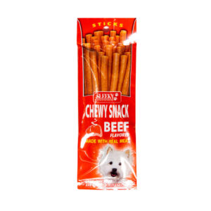 SLEEKY חטיף בשר CHEWY SNACK מקלות 50 גרם בטעם בקר