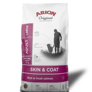 Arion אריון לכלבים בוגרים סלמון ואורז ללא גלוטן 20 ק"ג
