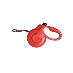 Fida רצועת הולכה נמתחת 5 מטר אדום מידה L