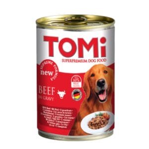 TOMI שימורים לכלבים 400 גרם בטעם בקר