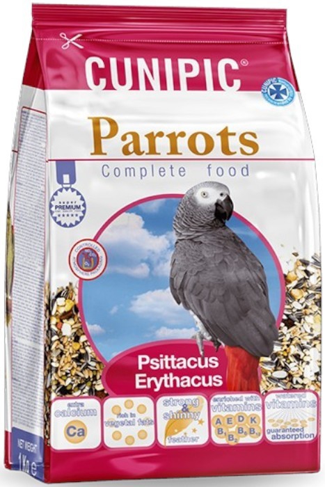 קוניפיק ציפורים - תוכים גדולים 1 ק"ג