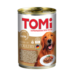 TOMI שימורים לכלבים 400 גרם בטעם עוף