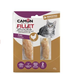Camon חטיף פילה עוף לחתולים 40 גרם