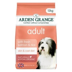 Arden Grange ארדן גרנז' לכלבים בוגרים בטעם סלמון ואורז 12 ק"ג