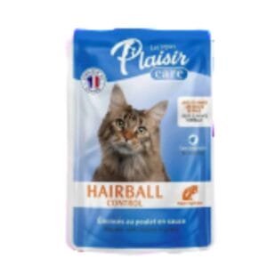 Plaisir care - פאוץ' לחתול היירבול בטעם חתיכות עוף 85 גרם