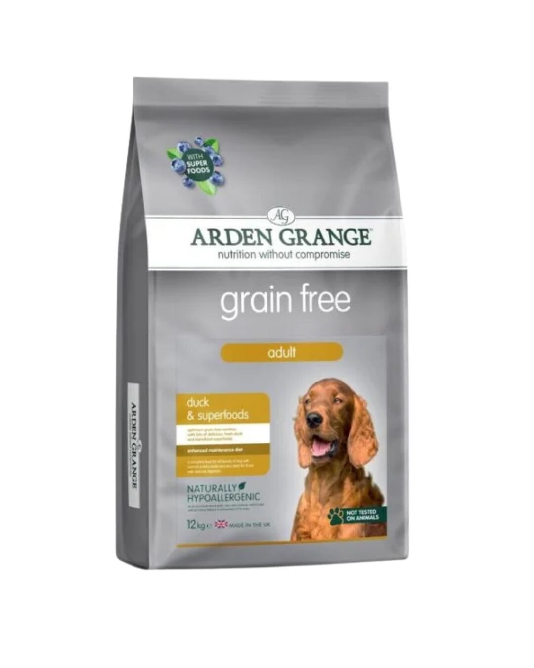 Arden Grange ארדן גרנז' כלבים ברווז ללא דגנים 12 ק"ג