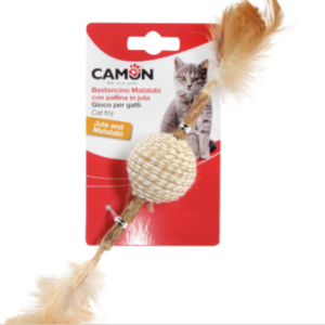 Camon מטאטאבי משחק חתולים מקל נוצה