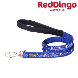 RedDingo רצועה לכלב L כחול ברקים