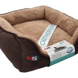 Petex מיטה אורתופדית חום 40X40X16