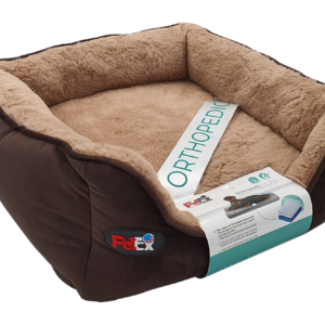 Petex מיטה אורתופדית חום 40X40X16