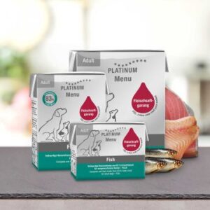 Platinum שימורים לכלבים 375 גרם דגים