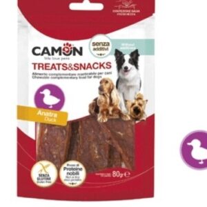 Camon חטיף רצועות גרםרקי ברווז 80 גרם