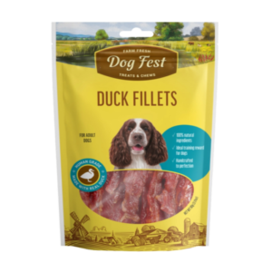 Dog Fest - חטיף רצועות ברווז 90 גרם