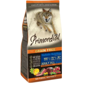 Primordial כלב בוגר טונה וכבש 12 ק"ג