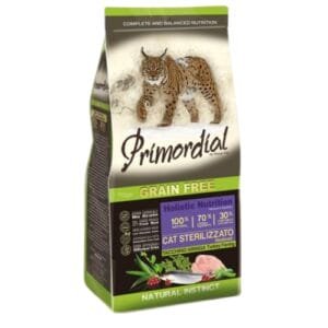 Primordial חתול סטרילייז הודו והרינג 6 ק"ג