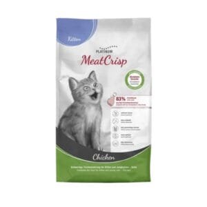 Platinum meatcrisp מזון יבש לגורי חתולים בטעם עוף 1.5 ק"ג