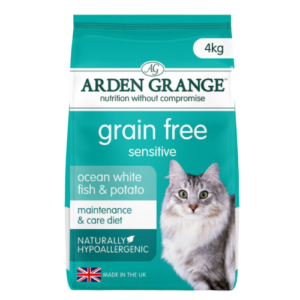 Arden Grange ארדן גרנז' לחתולים סנסיטיב בטעם דגים ותפוחי אדמה 4 ק"ג