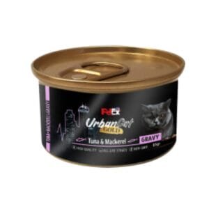 Petex מעדן טונה עם דגי מקרל ברוטב 85 גרם אורבן קט