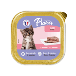 Plaisir - מעדן לגורי חתולים בטעם סלמון 100 גרם