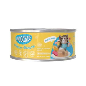 מוצ'י - מזון מלא ומאוזן לגורים מוס טונה ועוף 156 גרם