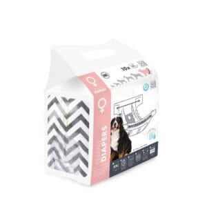 חיתולים לכלבים נקבה 10 יחידות מידה XXL