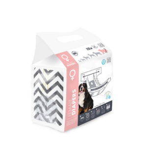 חיתולים לכלבים נקבה 10 יחידות מידה XXL