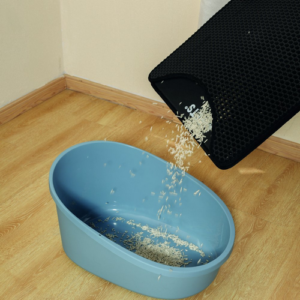 שטיח גומי שחור לאורך 45X65 ס"מ