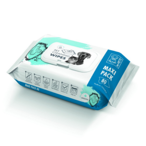 מגבונים אנטיבקטריאליים לניקוי פרווה 80 יח'