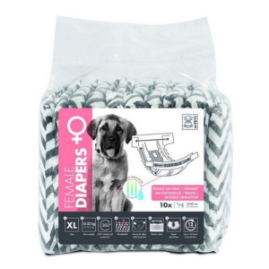 חיתולים לכלבים נקבה 10 יחידות מידה XL